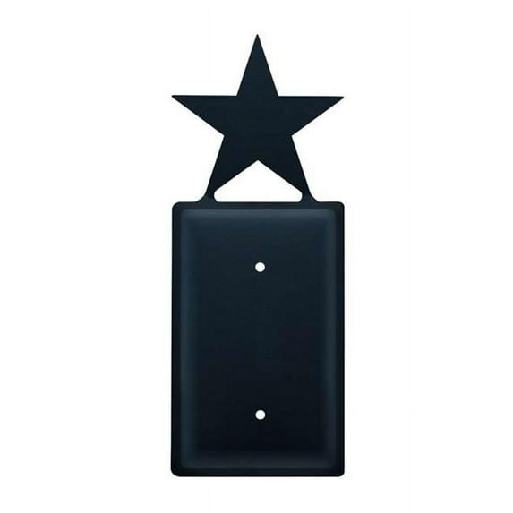 Village Wrought Iron EC-45 Single Electrical Cover - Star