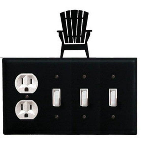 Adirondack - Single Outlet and Triple Switch Cover