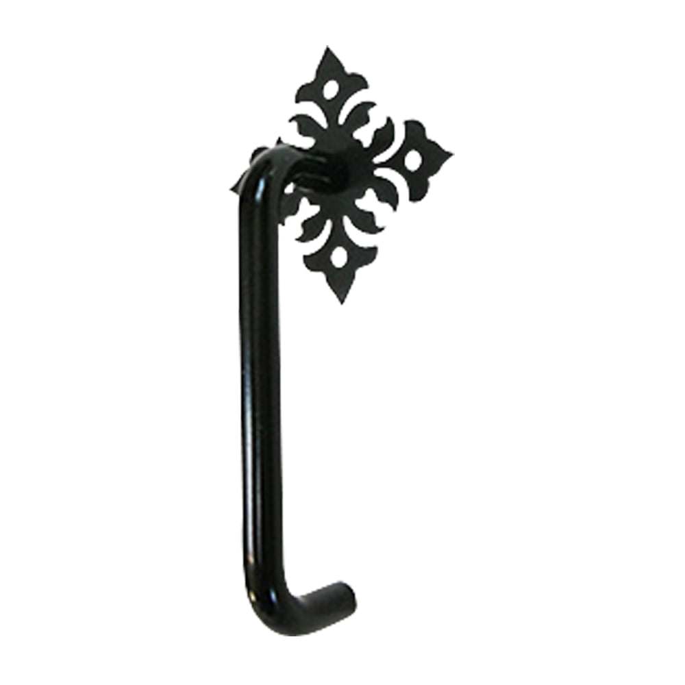 Village Wrought Iron Floral - Door Handle - Vertical