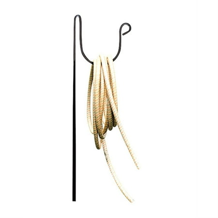 Village Wrought Iron HH-SQ-LB Square Iron Garden Hose Holder