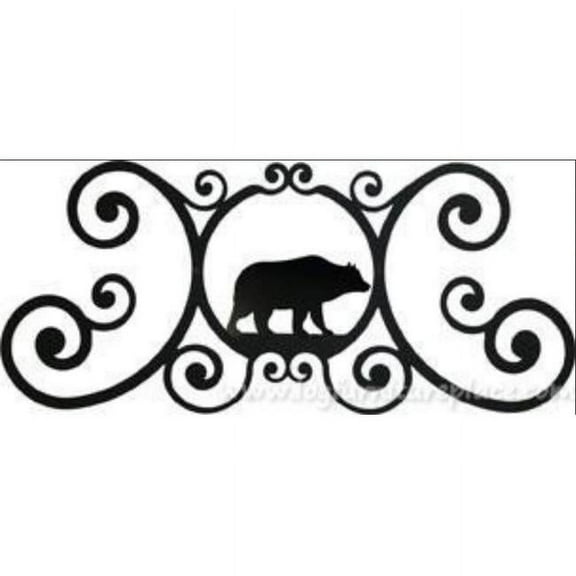 Bear Over Door Plaque