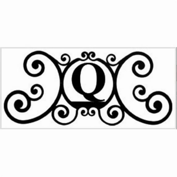 House Plaque Letter Q