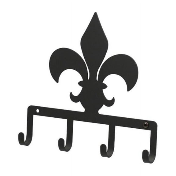 Village Wrought Iron KH-121 Fleur-De-Lis Key Holder