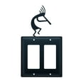 thumbnail image 1 of Village Wrought Iron Kokopelli - Double GFI Cover, 1 of 2