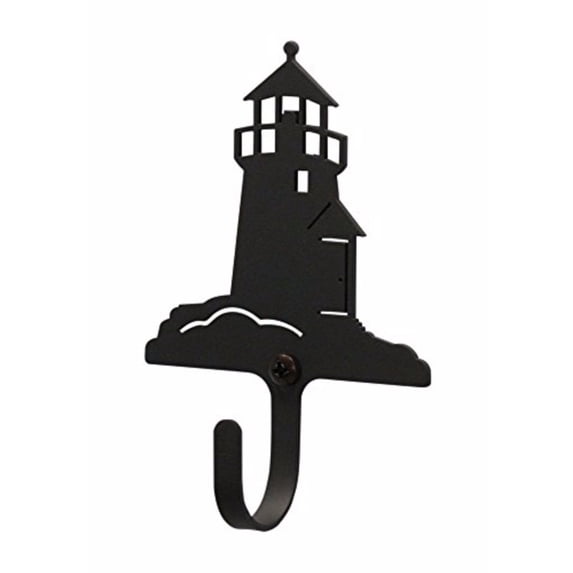 Village Wrought Iron Lighthouse Design Wall Hook