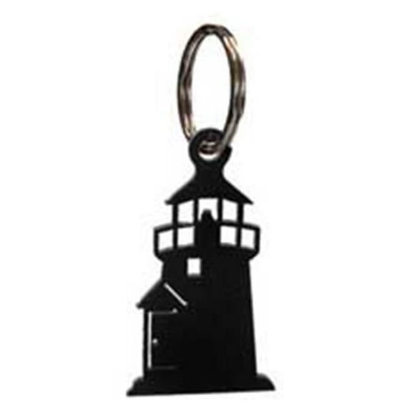 Village Wrought Iron Lighthouse Home Furnishing Metal Key Ring - Key Chain