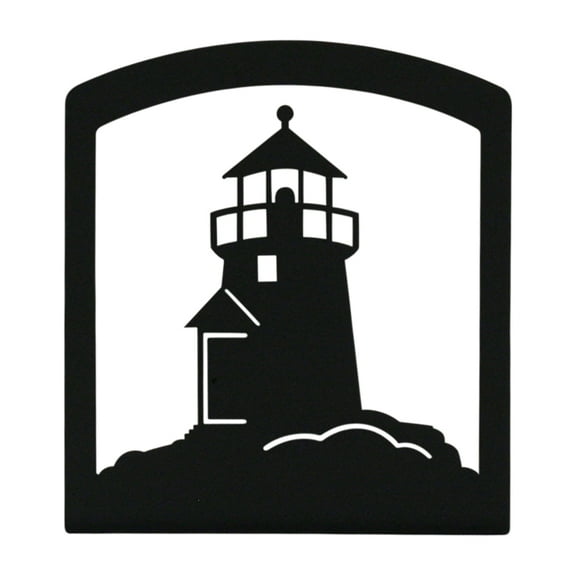 Village Wrought Iron Lighthouse Sturdy And Stylish - Napkin Holder - 5 3 By 4" W X 6" H