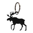 thumbnail image 1 of Village Wrought Iron Moose Metal Mini 3D Key Rings - Key Chain, 1 of 2