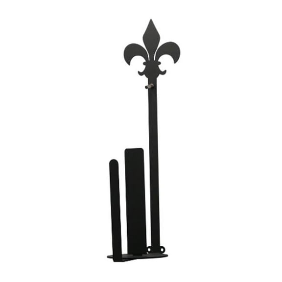 Village Wrought Iron PT-A-121 Fleur-de-lis Paper Towel Holder