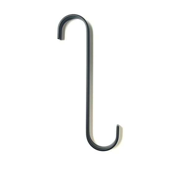 Village Wrought Iron S Hook 7 Inch BLACK