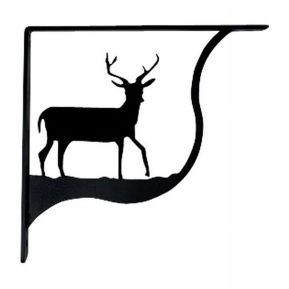 Village Wrought Iron SB-3-L Deer - Shelf Brackets Large
