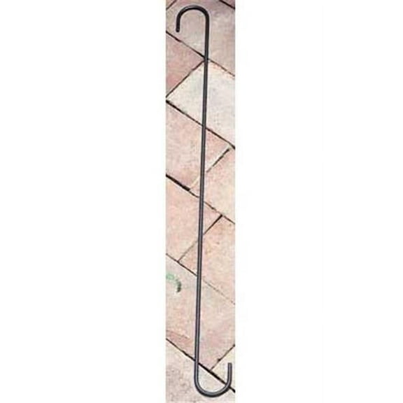 Village Wrought Iron SH-24-B 24 in. S-Hook with 1.5 in. Openings - Black