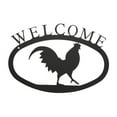 thumbnail image 1 of Village Wrought Iron  Small Welcome Sign-Plaque - Rooster, 1 of 1