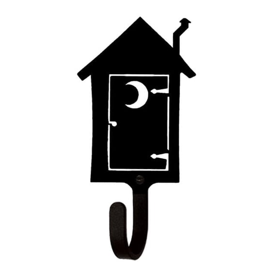 Village Wrought Iron WH-256-S Out House - Wall Hook Small