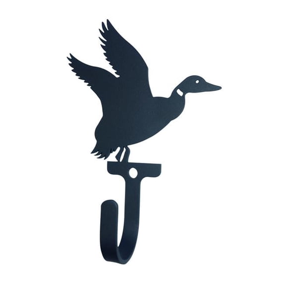 Home Indoor Modern Decorative Black Duck - Wall Hook Small