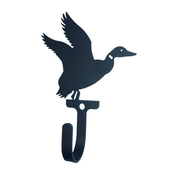 Home Indoor Modern Decorative Black Duck - Wall Hook Small