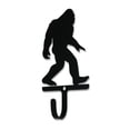 thumbnail image 1 of Metal Wall Hook with Man Bigfoot Accent, Small, Black, 1 of 1
