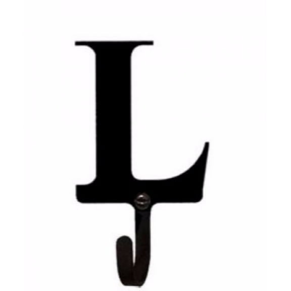 Home Indoor Modern Decorative Black Letter L - Wall Hook Small