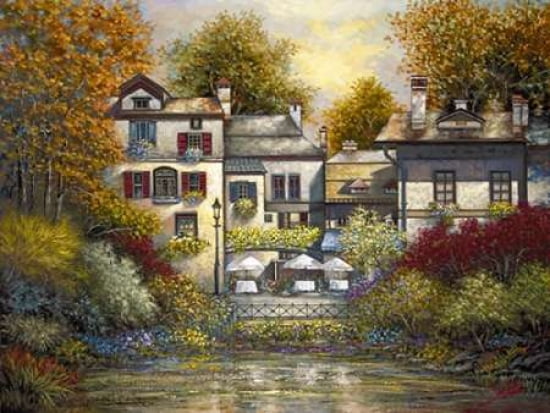 Village at Doric Canvas Art - Sambataro (22 x 28)