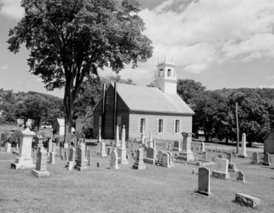 Village cementary Canvas Art -  (18 x 24)