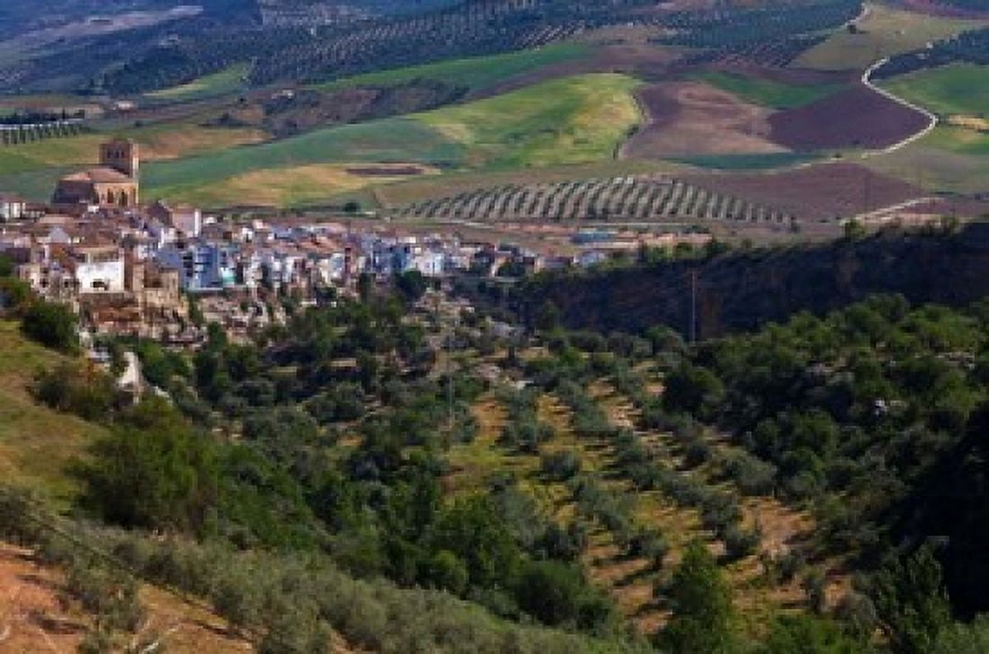 Village of Alhama de Granada Granada Province Andalucia Spain Canvas Art - Panoramic Images (19 x 12)