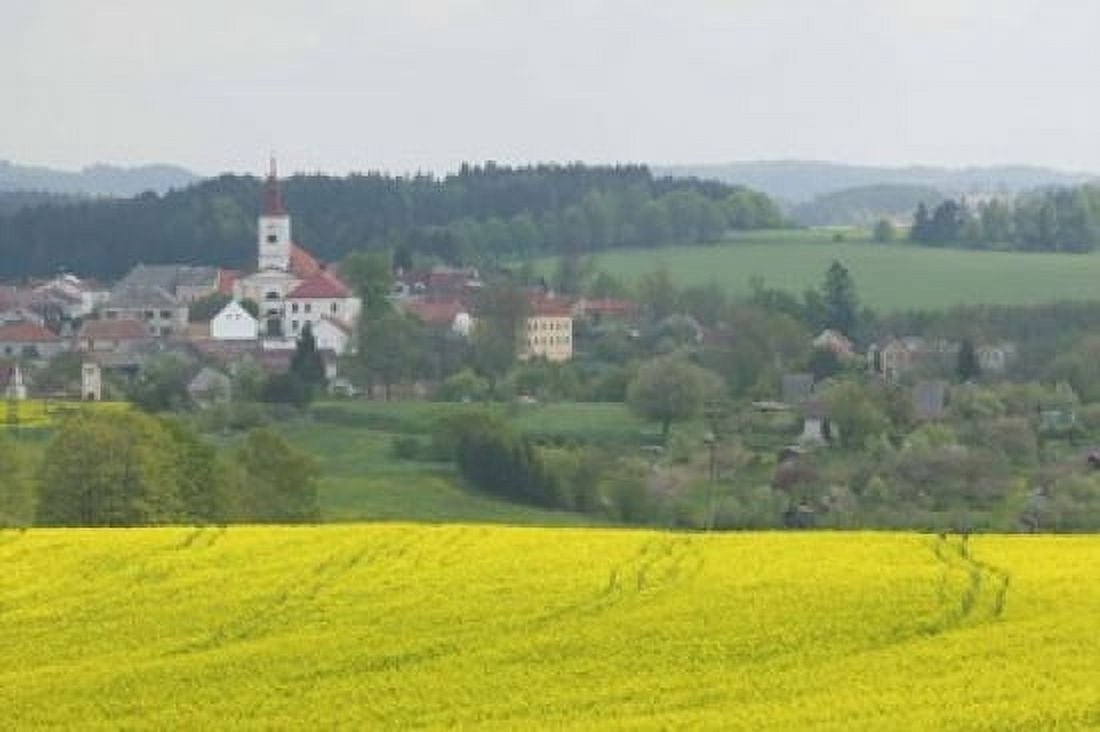 Village of Znojmo Czech Republic Canvas Art - Russell Young DanitaDelimont (26 x 17)