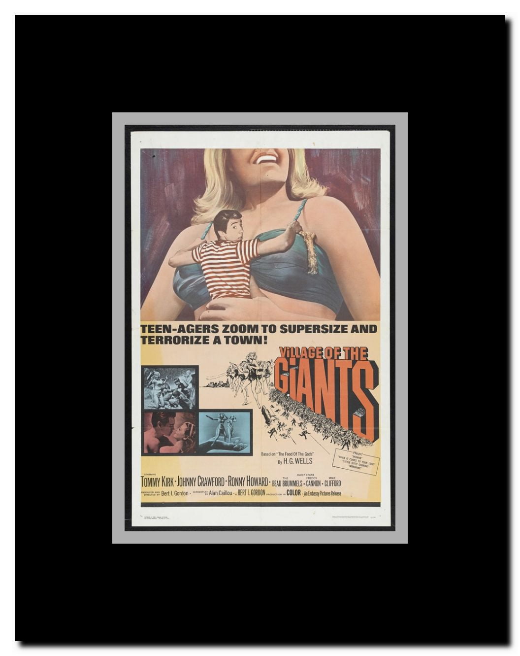 Village of the Giants Framed Movie Poster