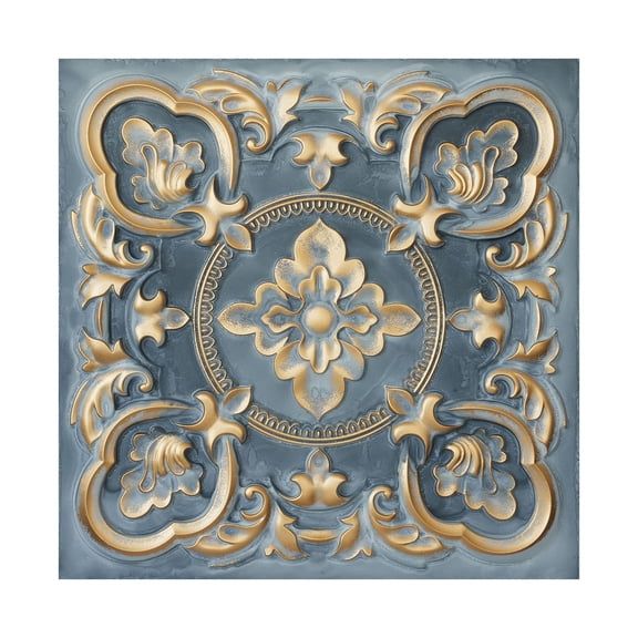 Village style ceiling tiles Decorative pvc panels for Restaurant PL30 Smoked gold 10Pcs/pack