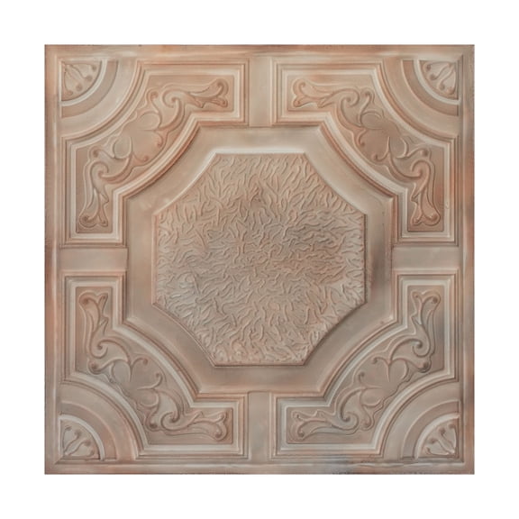 Village style ceiling tiles Drop in ceiling panels for Cafes and Bars PL02 Washed brown 10Pcs/pack