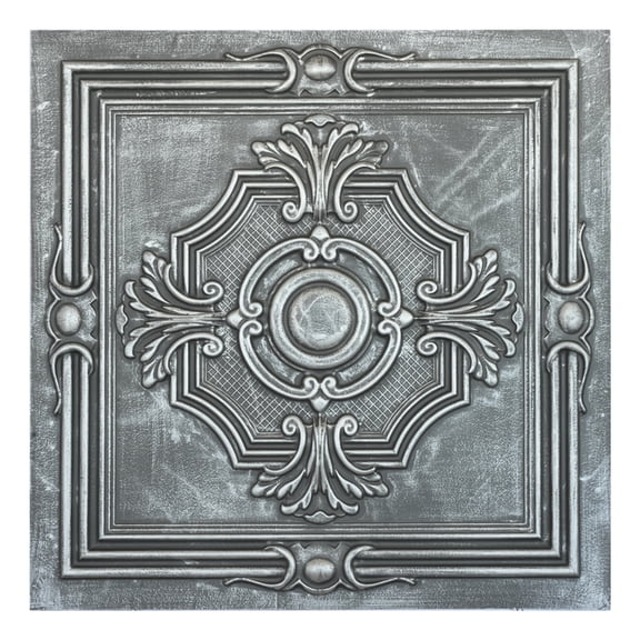 Village style ceiling tiles Suspended Wall Panels for literary book bars PL38 Antique tin 10Pcs/pack