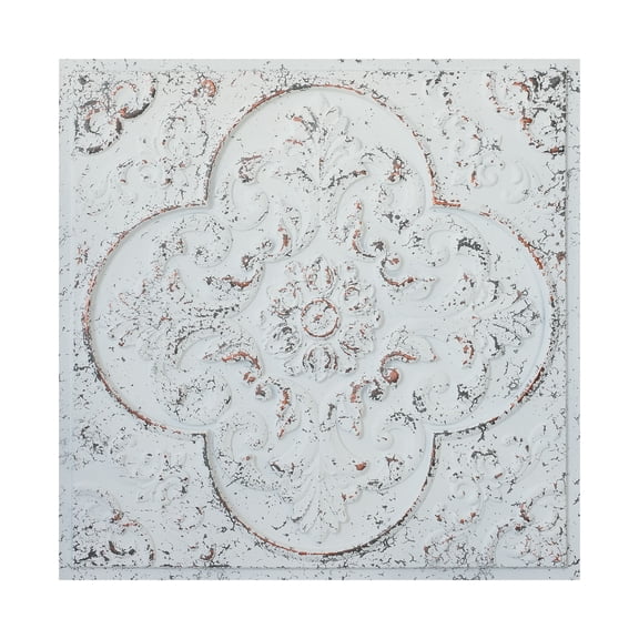 Village style ceiling tiles interior decorative panel for living room PL88 Distress crack white black 10Pcs/pack