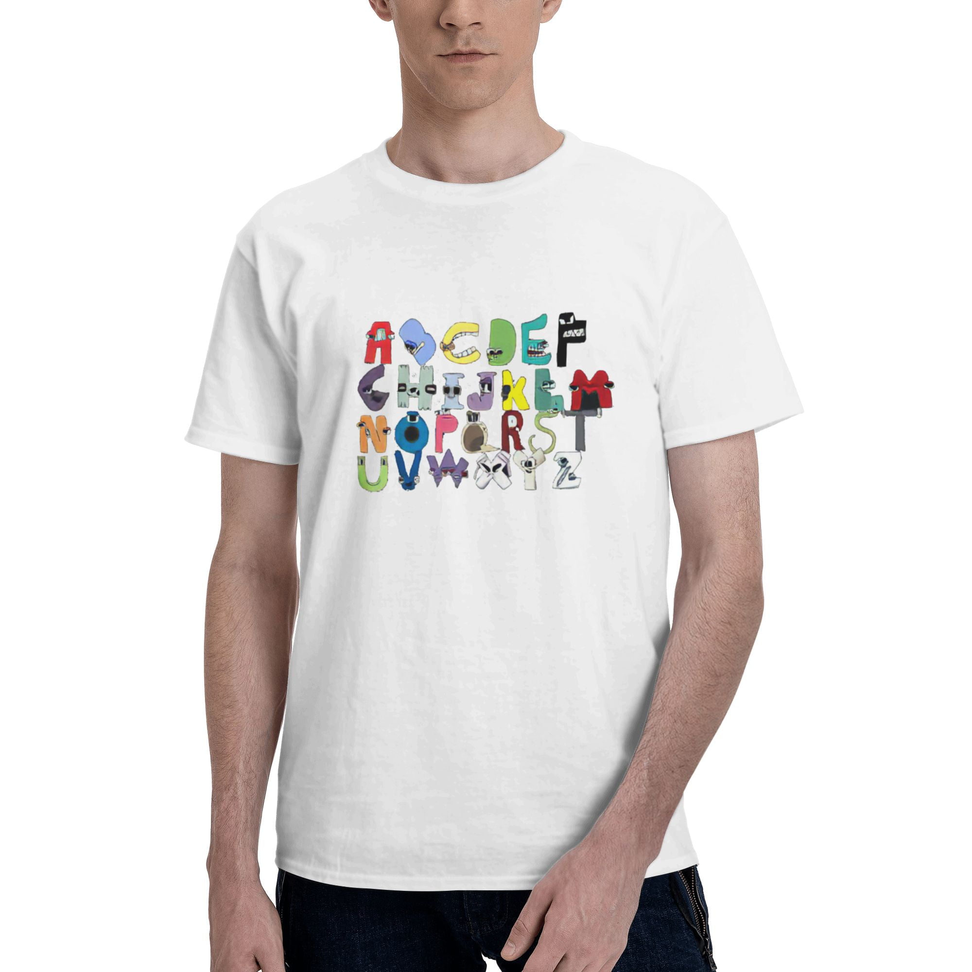 Villain Letter ABC Learning Boys Matching Evil Alphabet Lore T-Shirt 