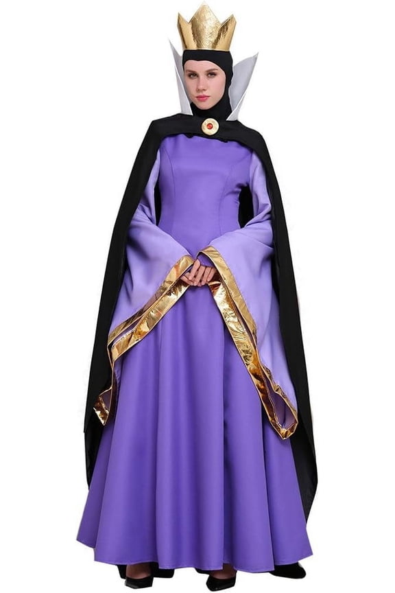 Villainess Royal Gown - Evil Queen Inspired Ball Dress for Women