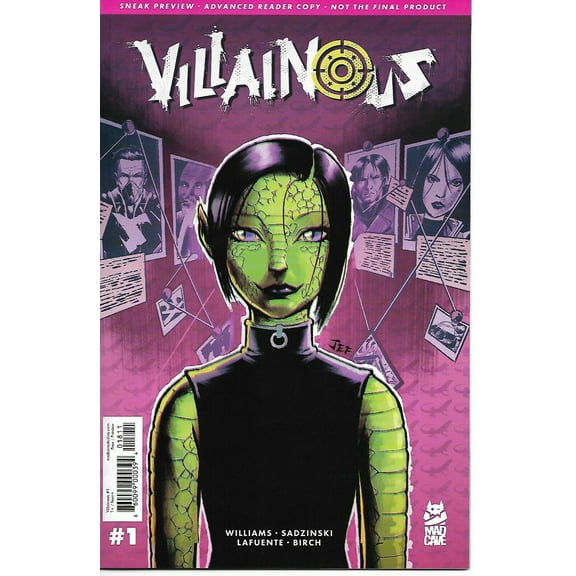 Villainous Ashcan #1 VF ; Mad Cave Comic Book