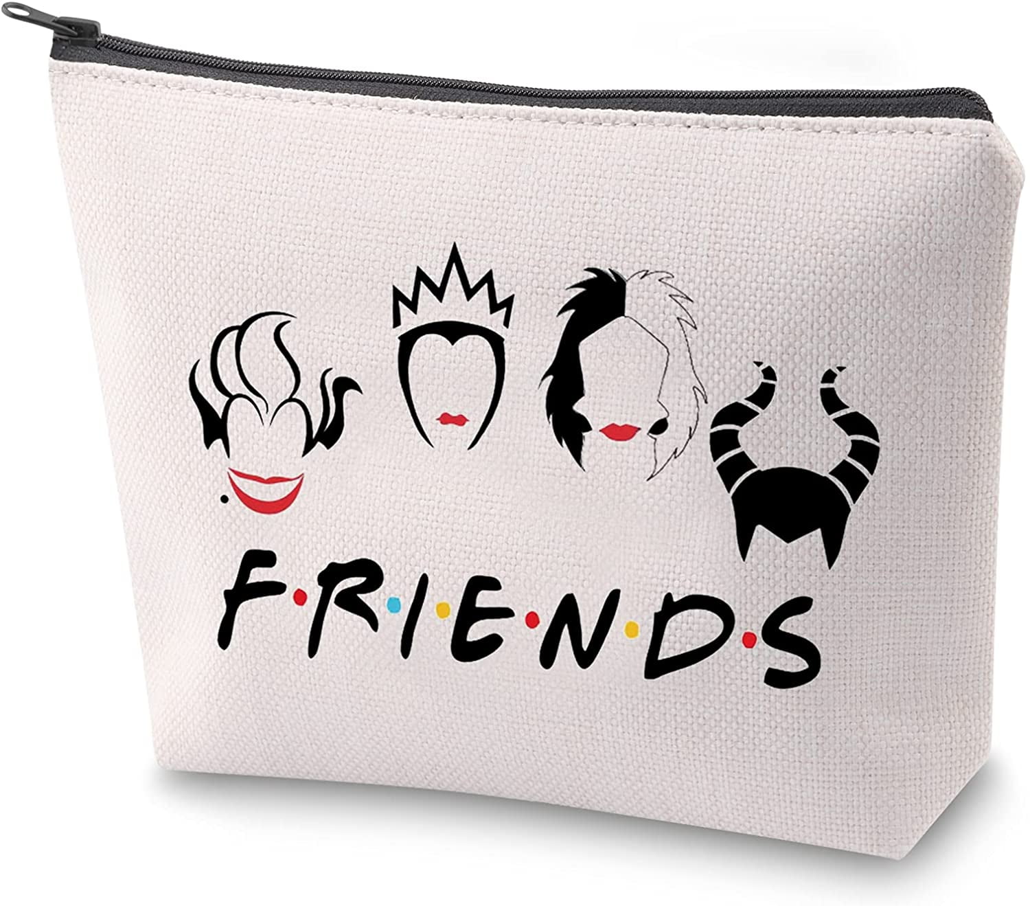 Villains Friends Makeup Bag Evil Females Gift Witch Gift for BFF Witch Cosmetic Bag