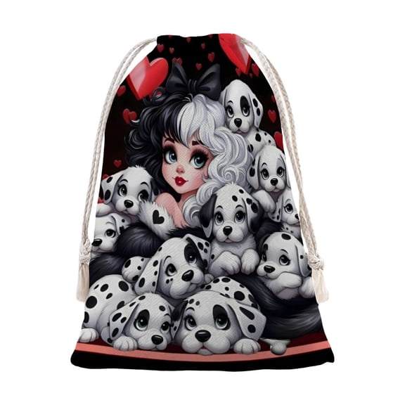 Villains Pattern Christmas Bunch Pocket 13.8 * 17.7 in