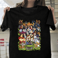 thumbnail image 1 of Villains The Bad Witches Club Halloween Party Graphic Gear Unisex T-Shirt, up to size 3XL., 1 of 2