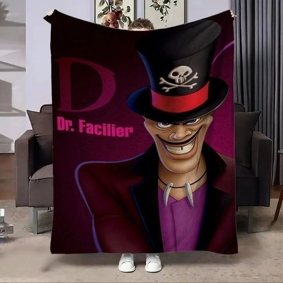 Villains Throw Blanket Decoration Soft Blanket for All Season Villains Party Supplies Home Bedroom Sofa, Blanket Presents for Family