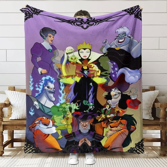 Villains Throw Blanket Gifts for Fans Lover Girls Boys Women Present Hoodie Him Bed 60"x80"