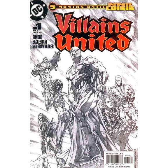 Villains United #1 (2nd) VF ; DC Comic Book