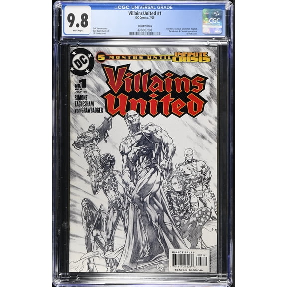Villains United #1 - CGC 9.8 Comic Book