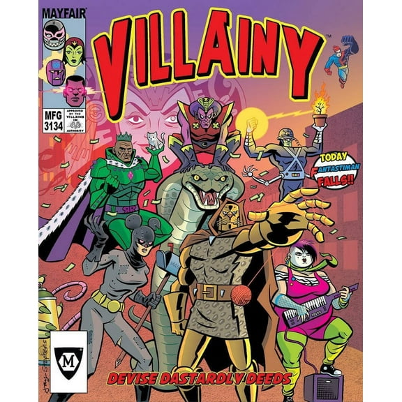 Villainy: Diabolical Doom-Dealing Doers of Dastardly Deeds Board Game