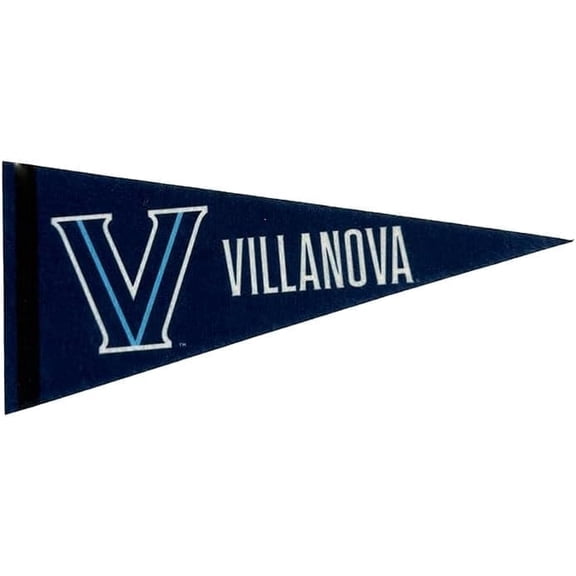 Villanova Felt Mini Pennant - Size: 4" x 9" - Officially Licensed - 1 Pennant Per Pack