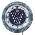 thumbnail image 1 of Villanova University 19" Double Neon Wall Clock, 1 of 5
