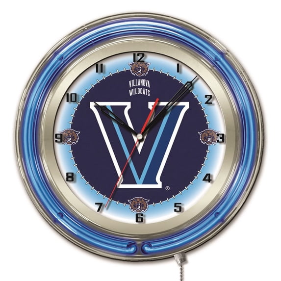 Villanova University 19" Double Neon Wall Clock