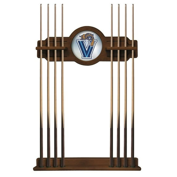 Villanova University Solid Wood Cue Rack with a Chardonnay Finish