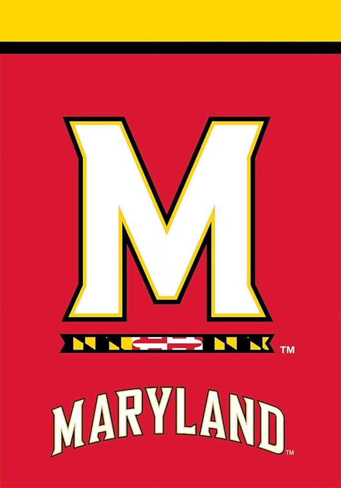 Maryland Terrapins Red and Yellow Polyester House Flag
