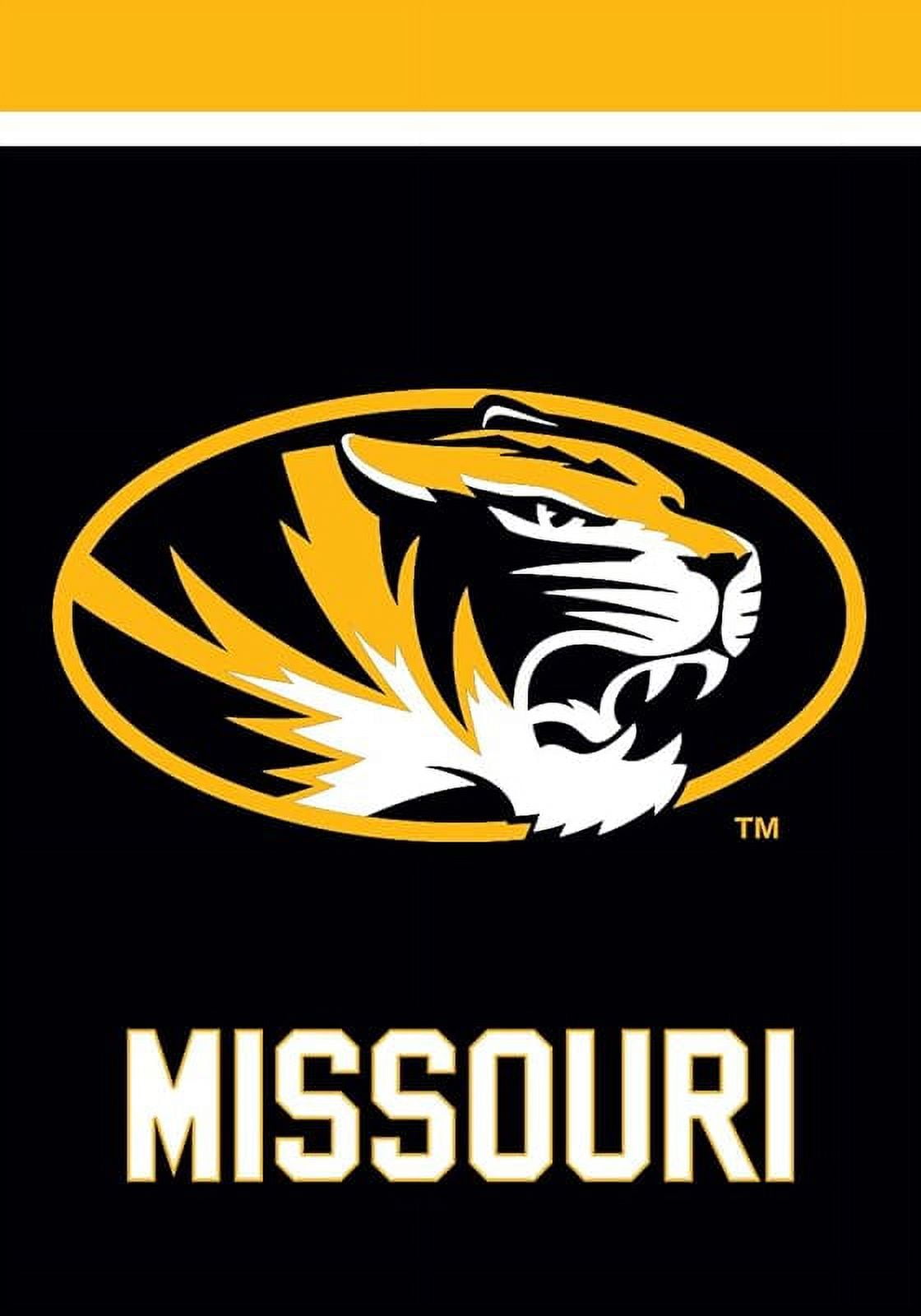 Missouri Tigers Black and Gold Outdoor House Flag