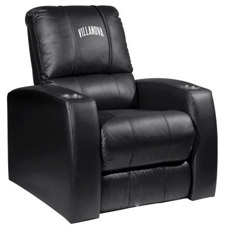 Villanova Wordmark Logo Manual Home Theater Recliner with Zipper System