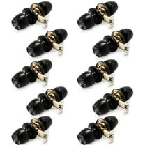 Villar Home Designs Door Knob Versa Black Privacy 10 Pack